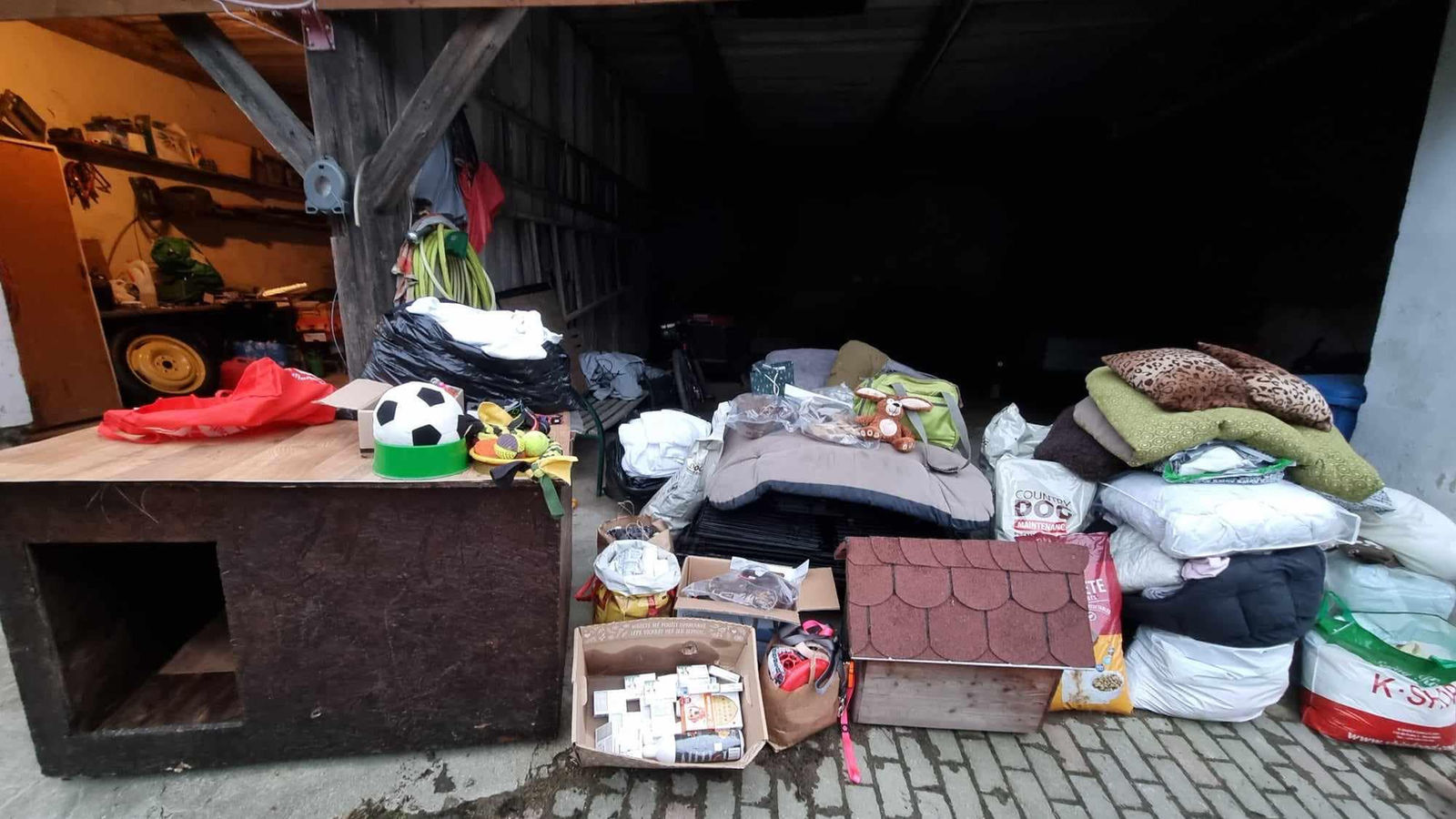 Materiální pomoc pro psy